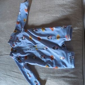 Janie and Jack long sleeve swim suit, 3-6 months